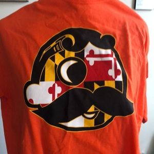 Natty boh orange shirt